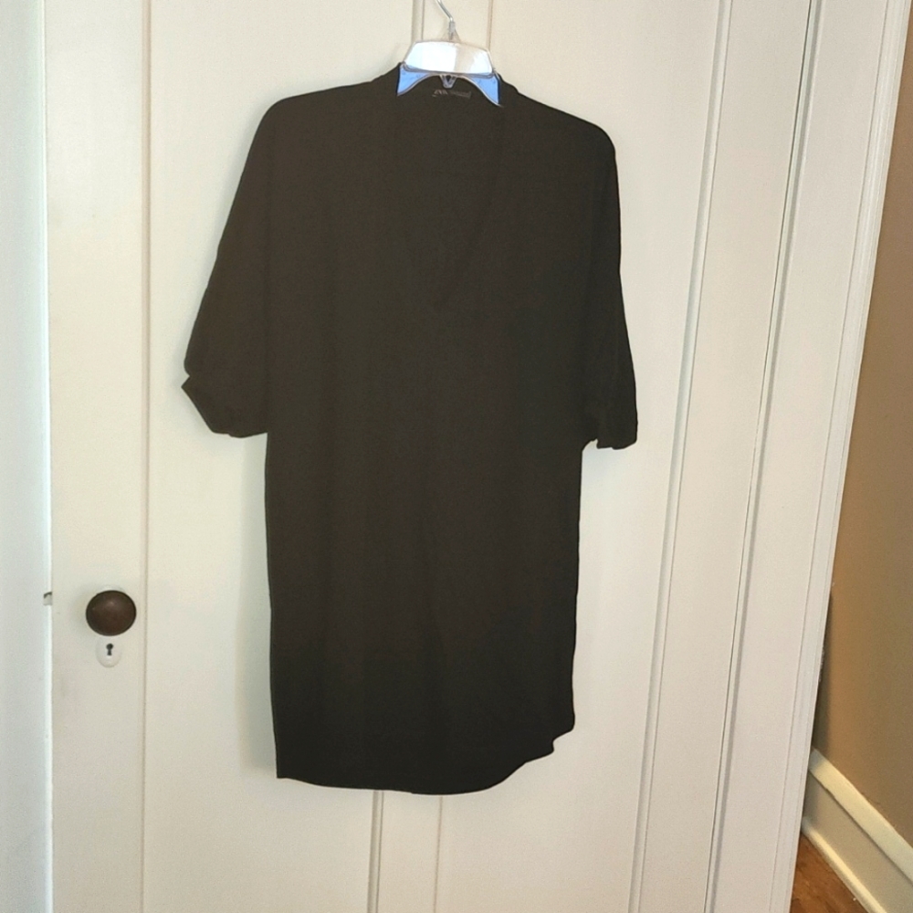 Zara Large Black Cocoon Dress